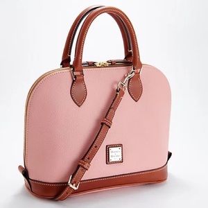 Dooney & Bourke pink leather satchel purse & wallet